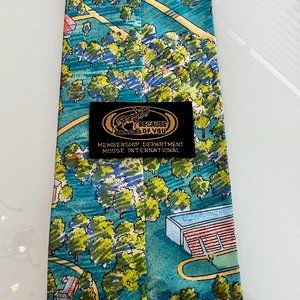 Silk Collegiate Tie EUC